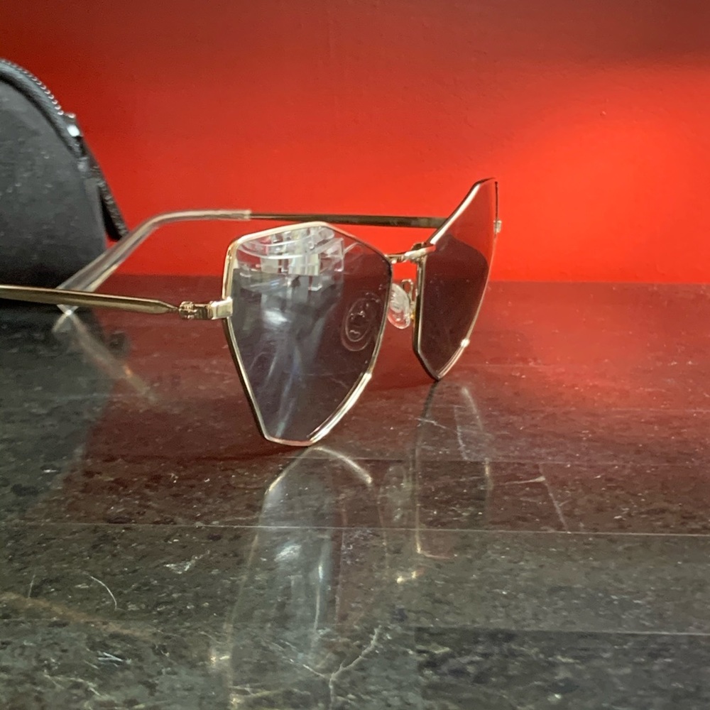KENDALL + KYLIE Metal Cat-Eye Sunglasses BRAND NEW! Jenner $160 RETAIL - Picture 14 of 16